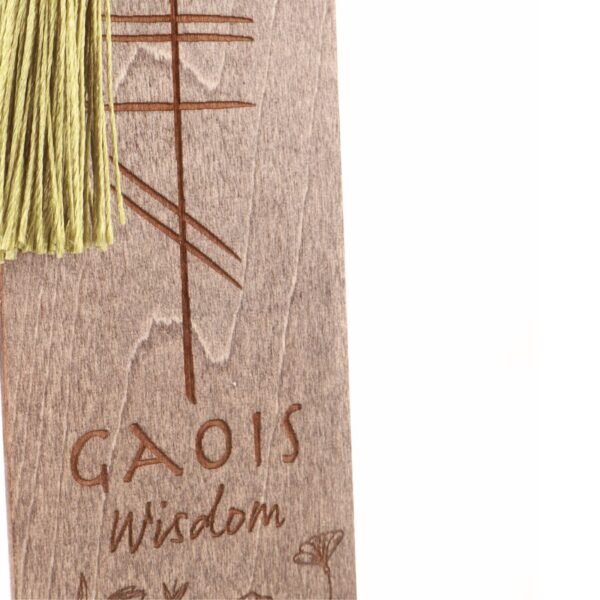 Gaois | Wooden Bookmark with Ogham Script - Image 3