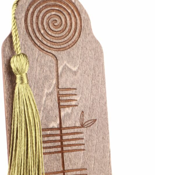 Gaois | Wooden Bookmark with Ogham Script - Image 4