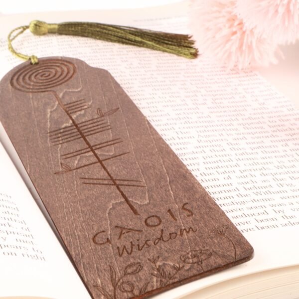 Gaois | Wooden Bookmark with Ogham Script - Image 5