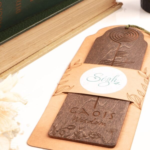 Gaois | Wooden Bookmark with Ogham Script - Image 6