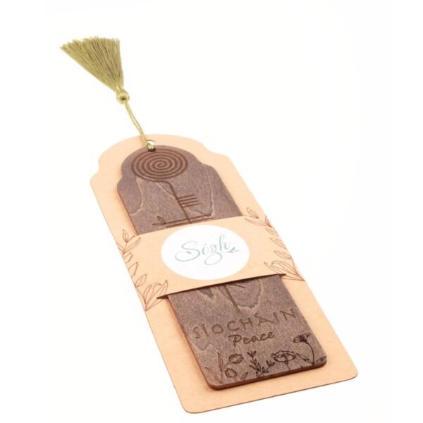 Síocháin | Wooden Bookmark with Ogham Script - Image 5