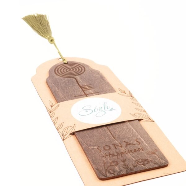 Sonas | Wooden Bookmark with Ogham Script - Image 5