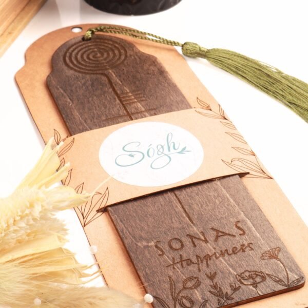 Sonas | Wooden Bookmark with Ogham Script - Image 6