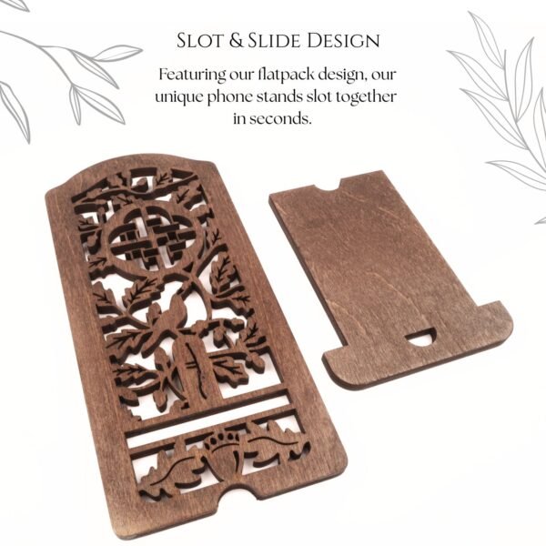 The Oak Wood Phone Stand - Image 8