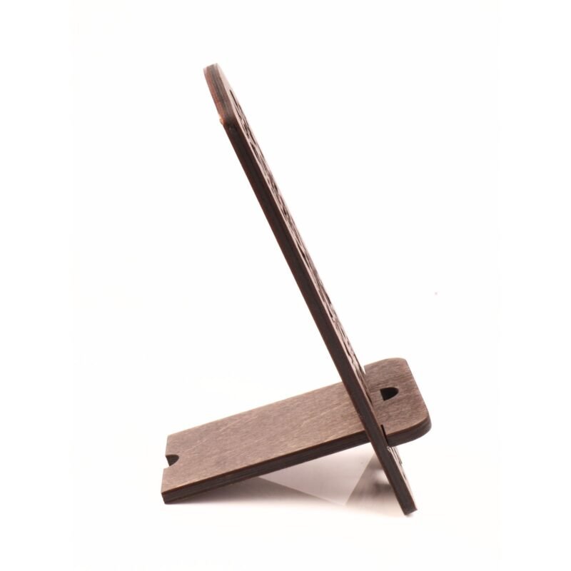 The Oak Wood Phone Stand